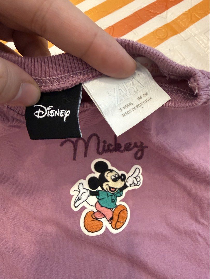 Zara kids 3 mickey shirt (Category: Babies & Kids Fashion) located in Makati City. Submitted by nmvs1 (Listing ID 1468071184, Image 3). Description: Zara kids toddler Size 3 Mickey shirt Unisex boys or girls Used once excellent condition Bought for 895 .