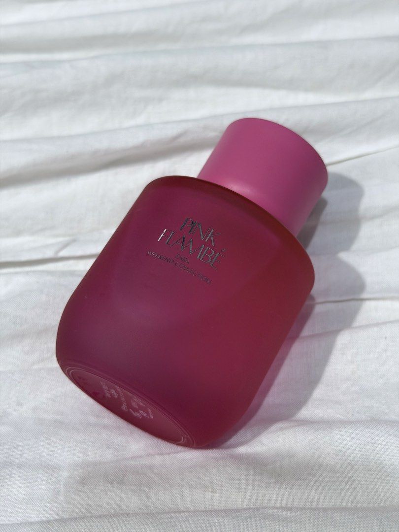 ⋆. 𐙚 ˚ zara pink flambe 90 ml (Category: Fragrance & Deodorants) located in Makati City. Submitted by thezarachives (Listing ID 1468255030, Image 3). Description: .