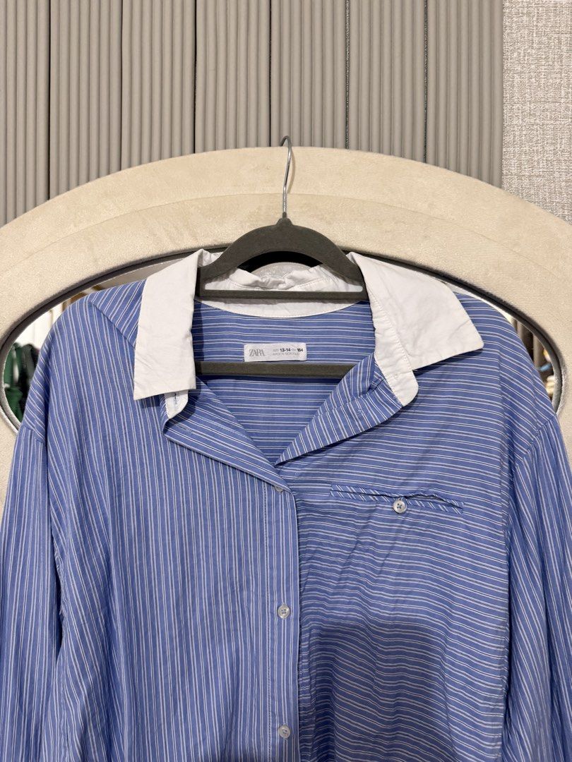 Zara striped long sleeves (Category: Longsleeves) located in Tagaytay City. Submitted by denalycoco51 (Listing ID 1468241336, Image 3). Description: Please manage expectations before claiming! 💕 • NO REFUND / NO EXCHANGE — all sales are final. • ITEM CONDITION: Good as new, Only used once. No issues, stains or pinholes • Can fit-XL • Please check all photos & descriptions carefully. • Payment within 24 hours unless otherwise agreed. • Reservatio