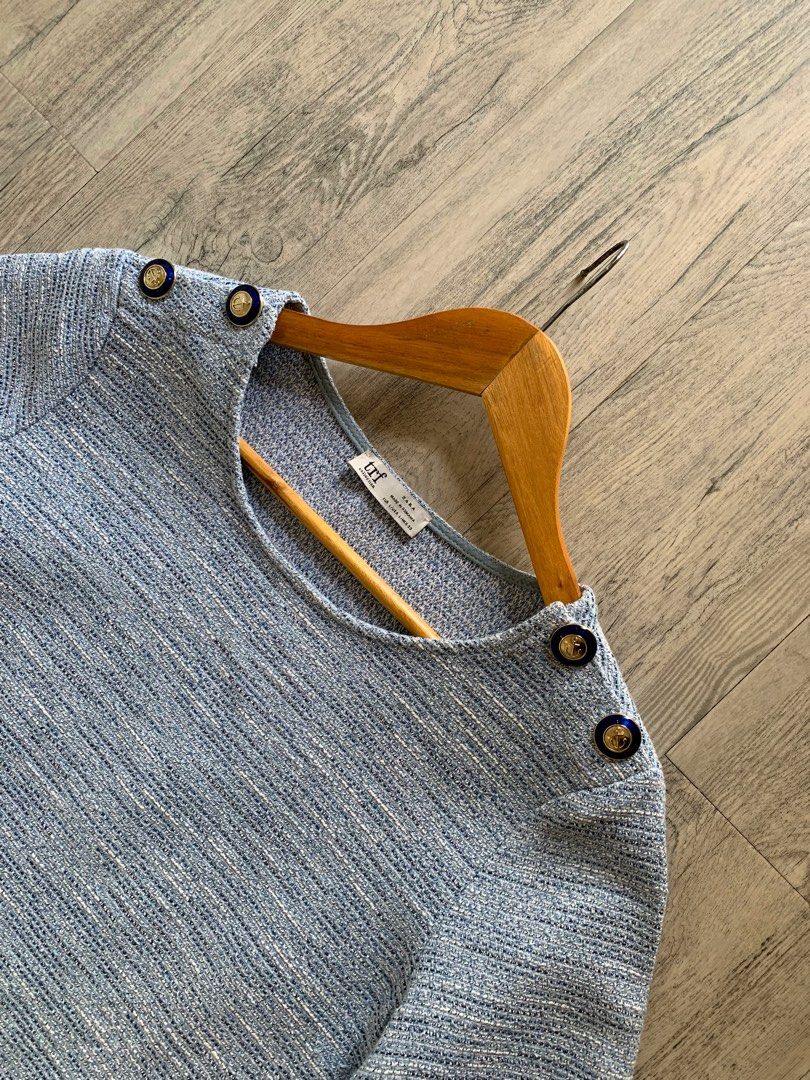 ZARA Tweed Top (Category: Blouses) located in Paranaque City. Submitted by famsale2016 (Listing ID 1468114437, Image 3). Description: Like new ✨ Size L on tag .