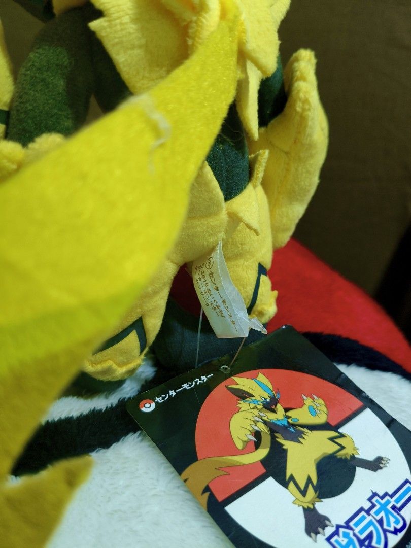 Zeraora Pokemon Center (250 each) (Category: Plushies & Soft Toys) located in Santa Rosa. Submitted by luvdiscplush (Listing ID 1468141227, Image 3). Description: .