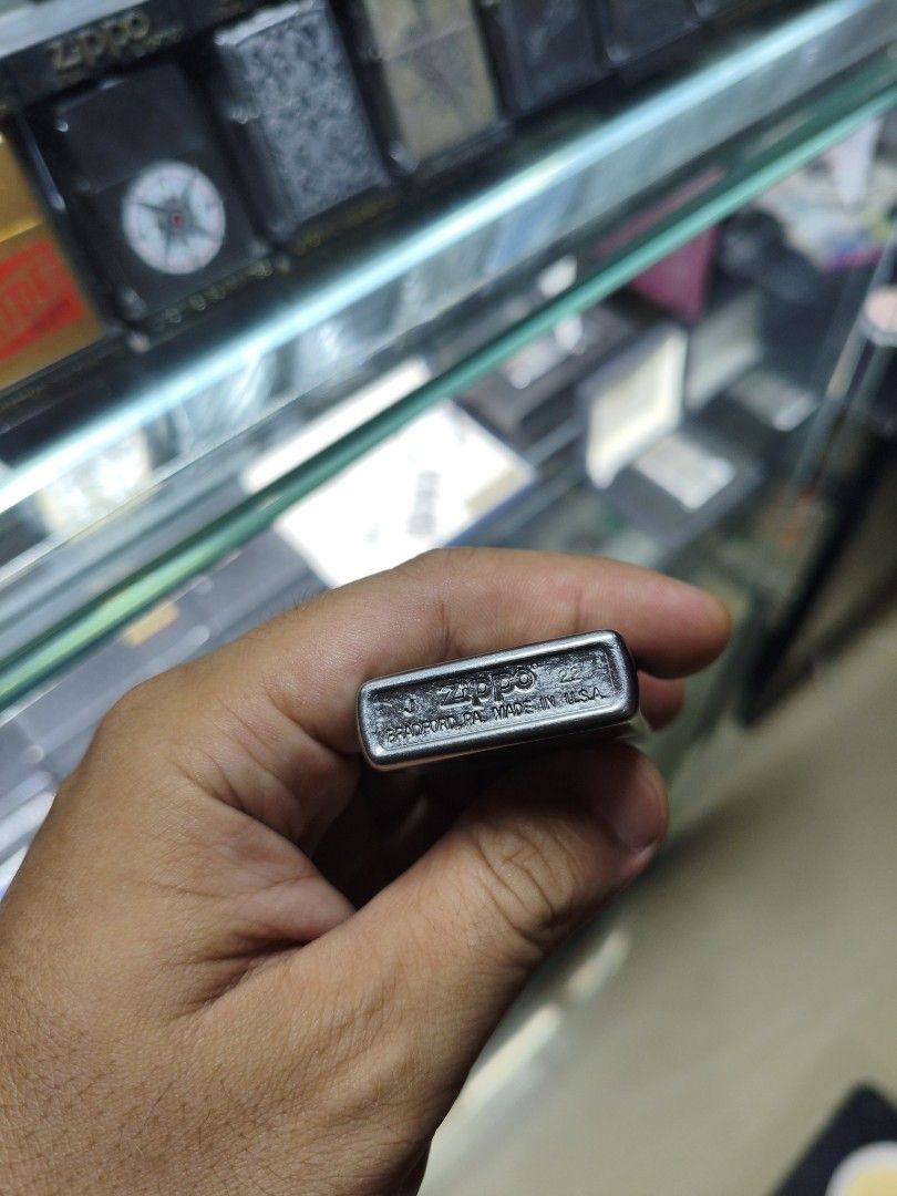 Zippo Street Chrome (Category: Vintage Collectibles) located in Paranaque City. Submitted by Sensation (Listing ID 1468234987, Image 3). Description: Used, no box. Free refill of Zippo fluid if booked via lalamove..