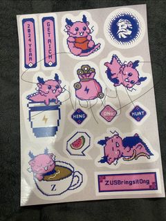 ZUS Coffee Dragon Ong Ong Sticker, Toys & Collectibles, Memorabilia ...