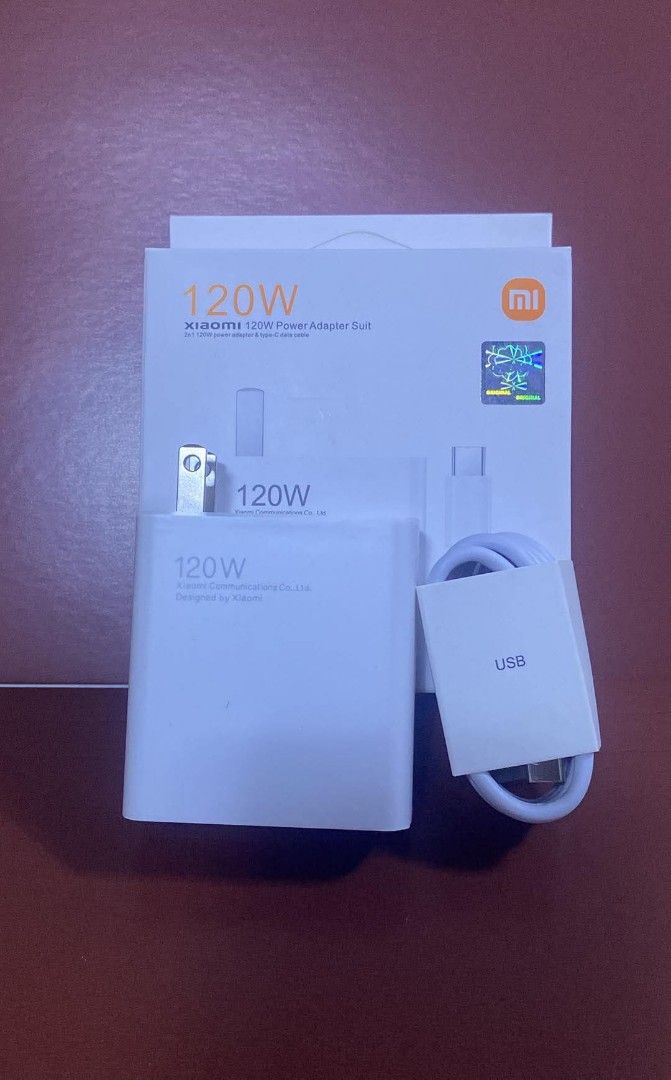 120W Xiaomi adapter & cable charger (Category: Chargers & Cables) located in Manila. Submitted by milasgadgetph (Listing ID 1468361775, Image 1). Description: .