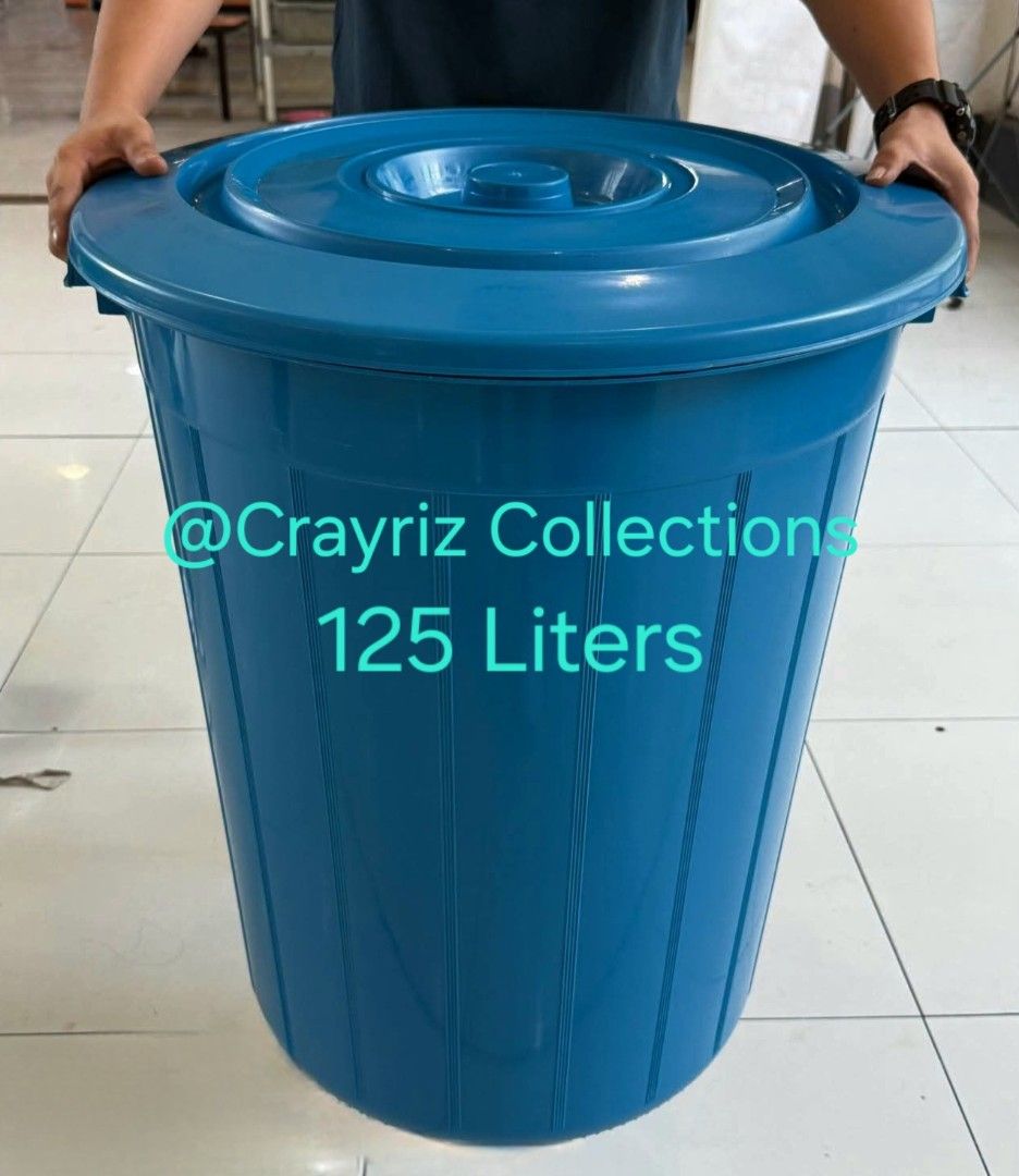 125 Liters Plastic Drum Container with Lid (Category: Storage Boxes & Baskets) located in Manila. Submitted by marissapel07768 (Listing ID 1468293948, Image 3). Description: *** 600 *** WATER DRUM CONTAINER ✅️ 125 Liters ✅️ Black, Blue And Green Color Available. PM/DM For Order. 💸 Payment first tru Gcash or BDO. 🚚 Lalamove or J&T. #everyone #everyonefollowers #everyoneactive #everyonehighlights #highlight #highlights #highlightseveryone #highli