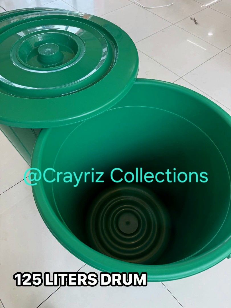 125 Liters Plastic Drum Container with Lid (Category: Storage Boxes & Baskets) located in Manila. Submitted by marissapel07768 (Listing ID 1468293948, Image 2). Description: *** 600 *** WATER DRUM CONTAINER ✅️ 125 Liters ✅️ Black, Blue And Green Color Available. PM/DM For Order. 💸 Payment first tru Gcash or BDO. 🚚 Lalamove or J&T. #everyone #everyonefollowers #everyoneactive #everyonehighlights #highlight #highlights #highlightseveryone #highli