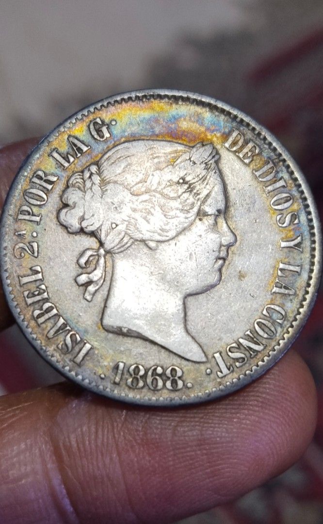 1868 Isabel 50c (Category: Currency) located in Manila. Submitted by wildcrystal.3b537c (Listing ID 1468284145, Image 1). Description: .