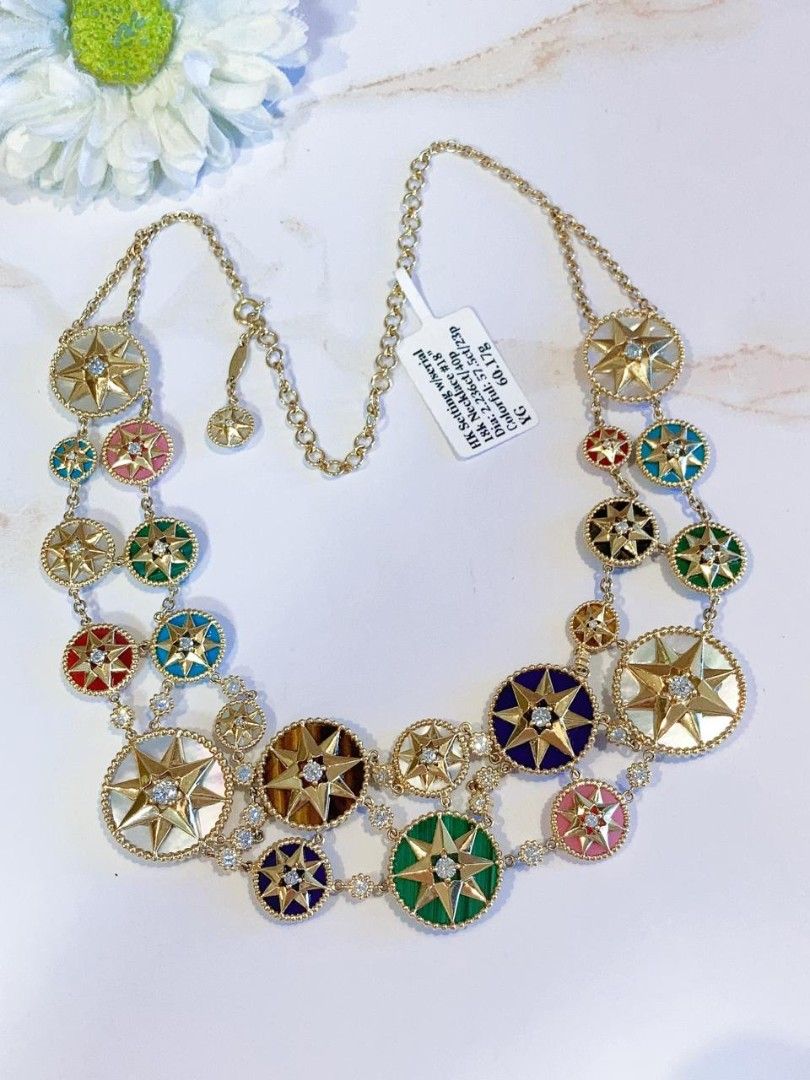18k colorful/dia necklace hk setting (Category: Luxury Accessories) located in Manila. Submitted by luxesparks (Listing ID 1468328971, Image 3). Description: .