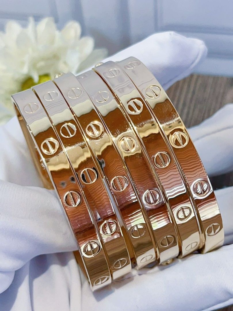 18k gold love bangle (Category: Bracelets) located in Manila. Submitted by luxesparks (Listing ID 1468337168, Image 3). Description: .