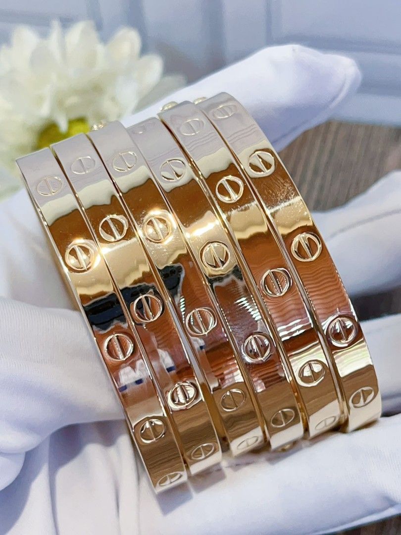 18k gold love bangle (Category: Bracelets) located in Manila. Submitted by luxesparks (Listing ID 1468337168, Image 2). Description: .