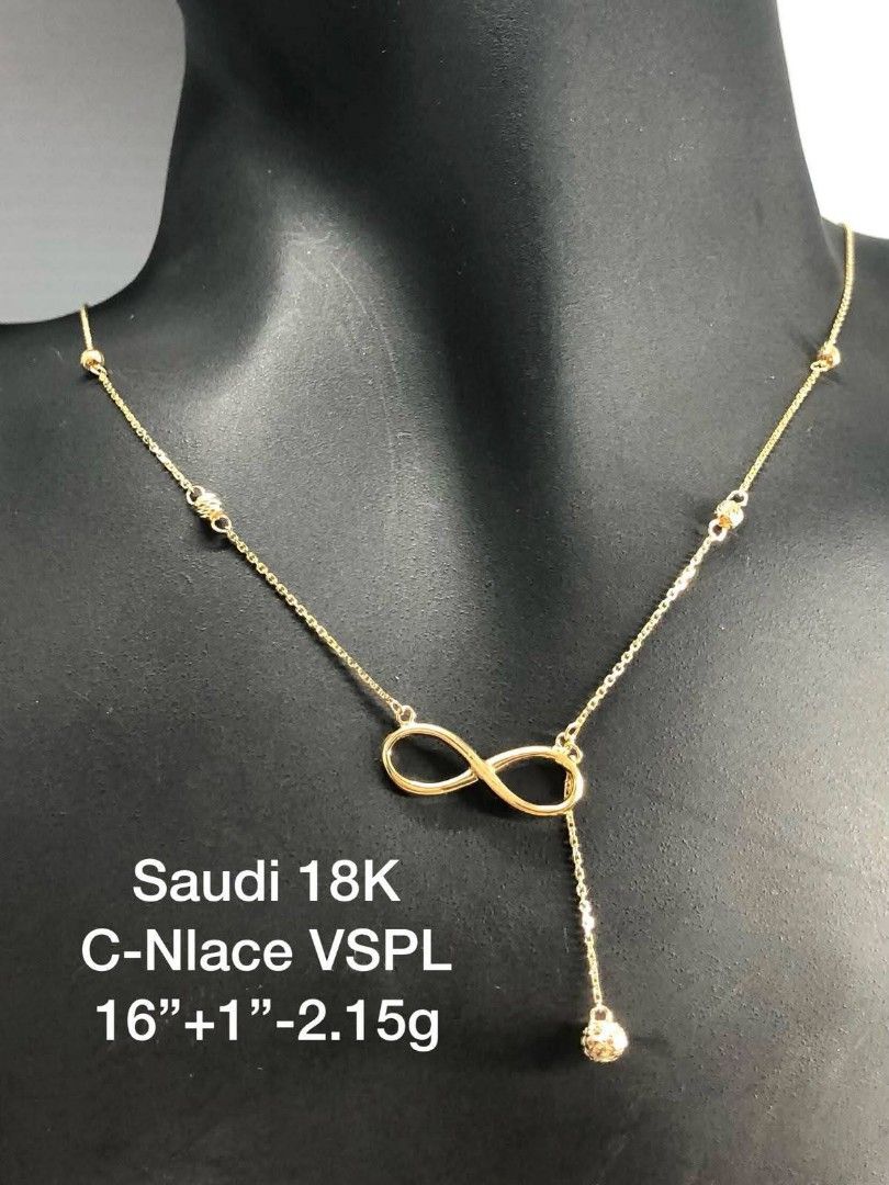 18k Saudi gold center necklaces (Category: Necklaces) located in Manila. Submitted by bhelgoldseller2ndaccount (Listing ID 1468287547, Image 2). Description: New!!✨New!!✨New!! Authentic 18k Saudi Golds 💯pawnable/naisasanla 💯with high appraisal rate 💯good investment 💯Direct supplier price 👉OPEN for resellers 🌺please take time to evaluate their actual sizes and grams 👉Best panggift for all occasions ✅ Sold per grams not per piece Kya lowest 