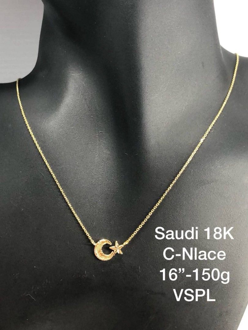 18k Saudi gold center necklaces (Category: Necklaces) located in Manila. Submitted by bhelgoldseller2ndaccount (Listing ID 1468288302, Image 2). Description: New!!✨New!!✨New!! Authentic 18k Saudi Golds 💯pawnable/naisasanla 💯with high appraisal rate 💯good investment 💯Direct supplier price 👉OPEN for resellers 🌺please take time to evaluate their actual sizes and grams 👉Best panggift for all occasions ✅ Sold per grams not per piece Kya lowest 