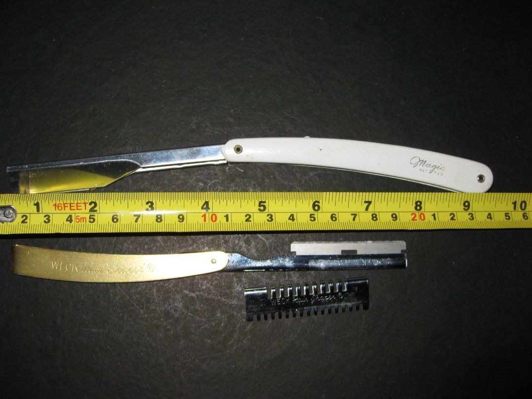 1970's Weck Hair Shaper & Magic Straight Razor (Category: Vintage Collectibles) located in Baguio. Submitted by mrbrunno (Listing ID 1468304566, Image 3). Description: 1970's Weck Hair Shaper & Magic Straight Razor Weck Made in USA Magic Made in Italy Both been packed away & are in excellent usable condition 550p for pair...