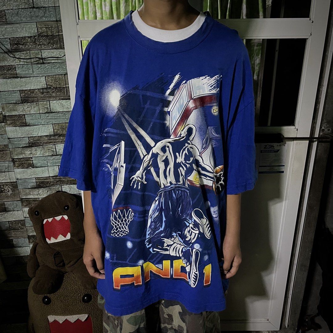 2000'S AND1 HIPHOP TEE (Category: Tshirts & Polo Shirts ) located in Orani. Submitted by pulverize_tht_ho3 (Listing ID 1468308875, Image 1). Description: dimes: 25x31 condition: 9/10 flaw/s: check slides check slides for the details .