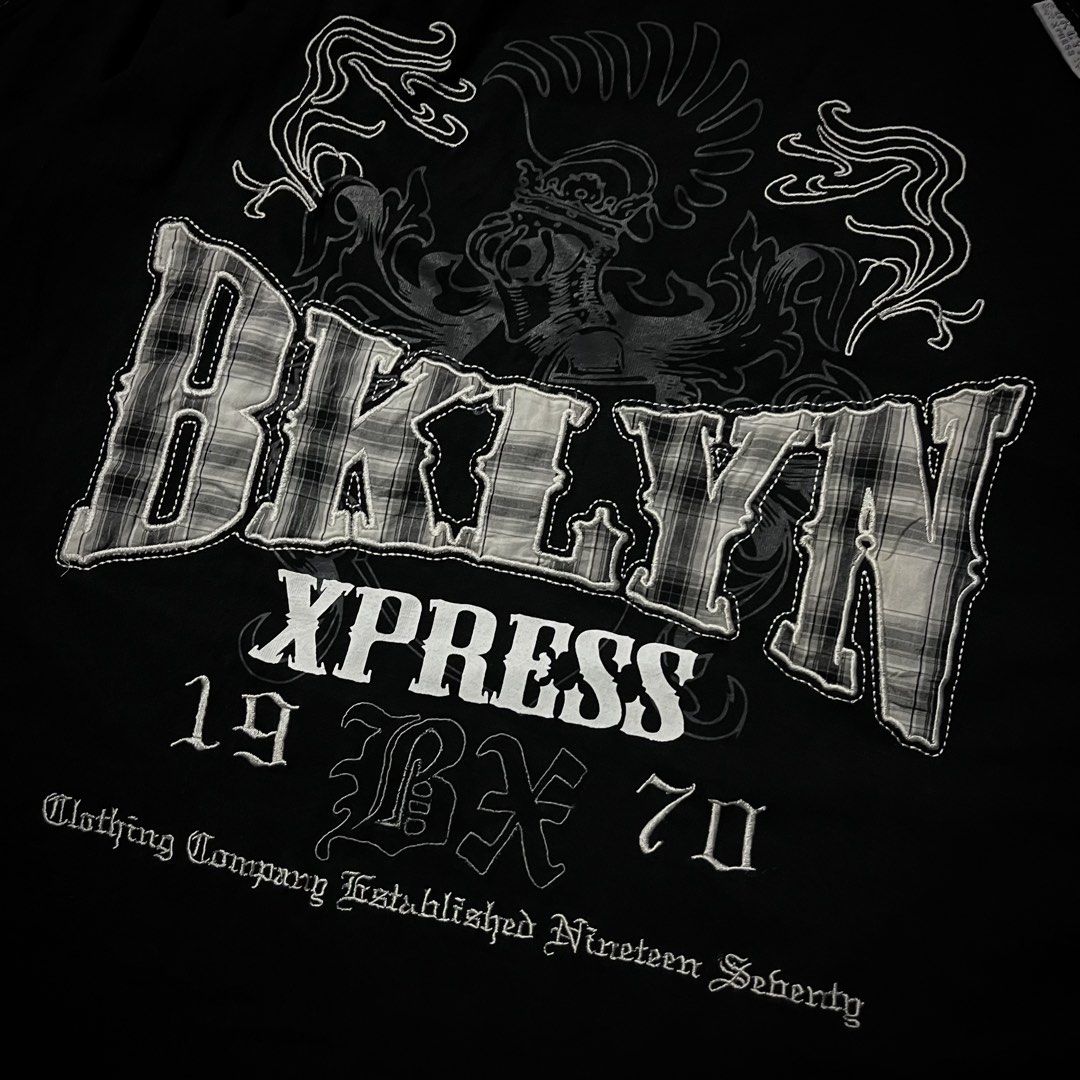 2000'S BROOKLYN EXPRESS HIPHOP EMBROID TEE (Category: Tshirts & Polo Shirts ) located in Orani. Submitted by pulverize_tht_ho3 (Listing ID 1468308737, Image 3). Description: dimes: 27x33 condition: 10/10 flaw/s: none check slides for the details .