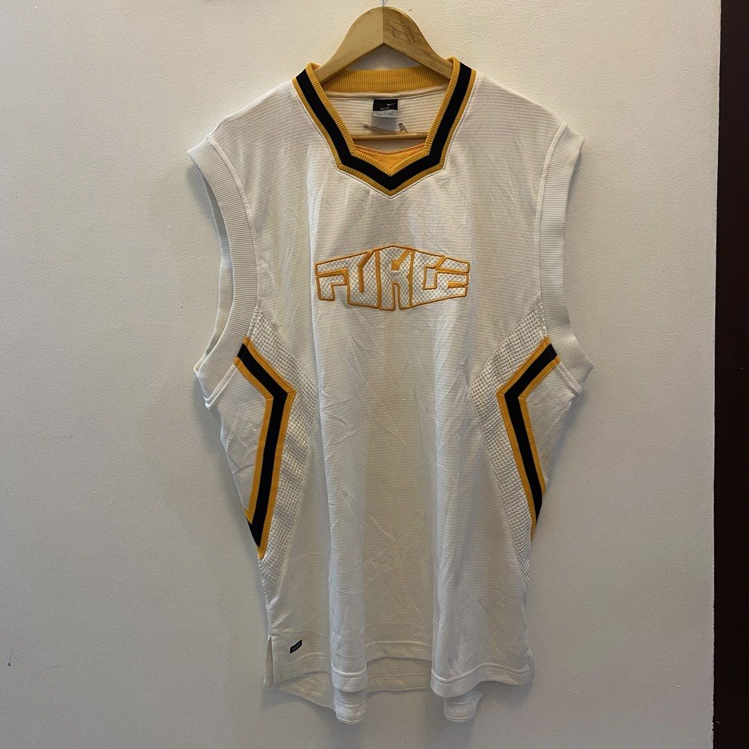 2006 Nike Force Mesh Basketball Jersey (Category: Vests) located in Mabalacat. Submitted by alternativegooods (Listing ID 1468446436, Image 1). Description: Measurements (inches) width length ★ Color may vary slightly due to lighting. ★ Manage your expectations, these are pre-loved/thrifted items. ★ Ship via J&T Express & Lalamove..