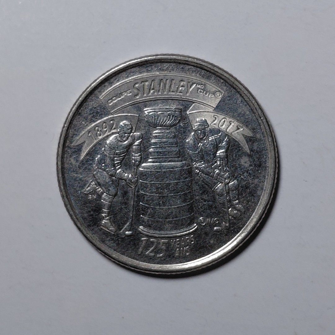 2017 Canada Commemorative 25 Cent Coin (Stanley Cup) (Category: Currency) located in Tagbilaran City. Submitted by bennycollectibles (Listing ID 1468305062, Image 1). Description: •Add an additional 150 for shipping.