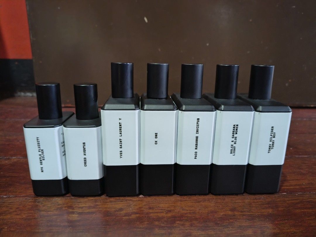 26. (Category: Fragrance & Deodorants) located in Manila. Submitted by sepjidawn (Listing ID 1468369522, Image 3). Description: ASPACK size: 50ml, 85ml, 100mI ⏹️PRICE: 2,800 (14pcs na) 🟡14pcs local perfumes 🟡pde piraso bildin din up to 3pcs for meetup i prefer, if isa lng kau pumunta sa loc ko or ipalalamove nyo 🟡ck one (25 sprays), creed (30sprays), tommy (15sprays), gfs (25sprays), lightblue (20sprays), invictus (20sprays), ysl y (25 sprays)