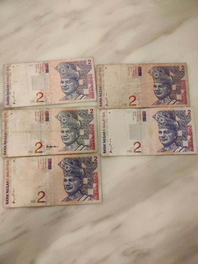 2 Malaysian Ringgit notes (Category: Currency) located in Singapore. Submitted by ricen (Listing ID 1468438121, Image 1). Description: .