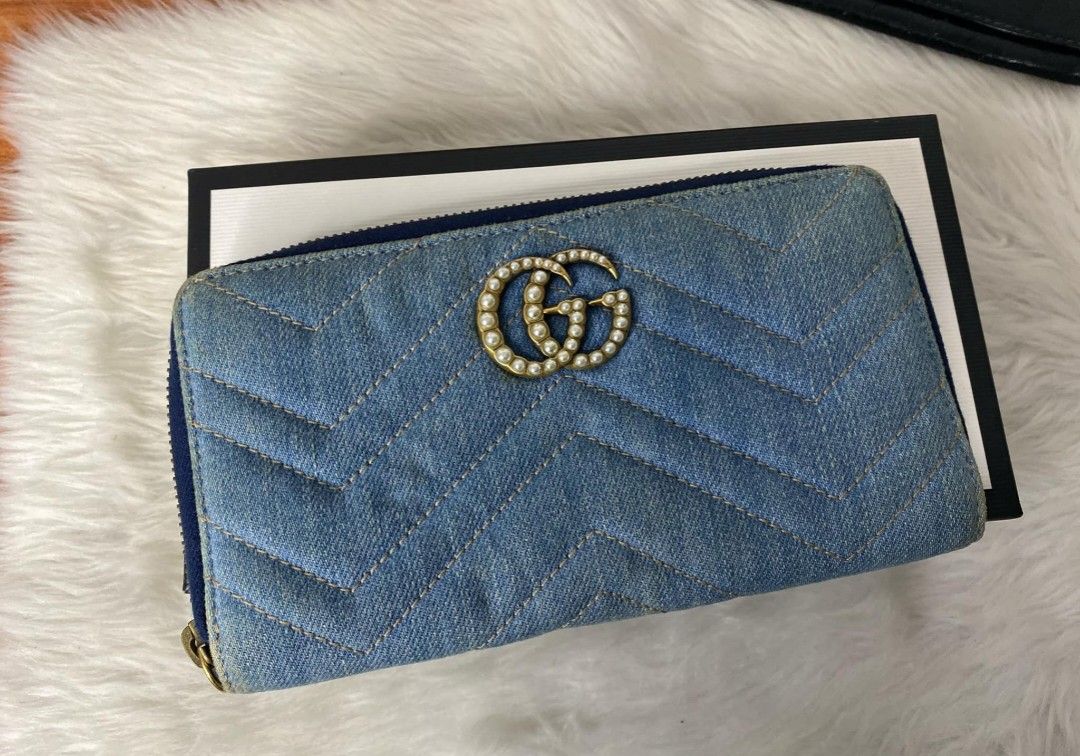 ⚡RUSH SALE⚡🌸 AUTHENTIC GUCCI BUNDLE DEAL 🌸 (Category: Luxury Bags & Wallets) located in Caloocan City. Submitted by saturday.ph (Listing ID 1468417443, Image 2). Description: ✨ BUNDLE SALE ✨ Authentic Gucci Marmont + Limited Edition Denim Zipper Wallet 💙 💎 Authentic Gucci 💎 Marmont Wallet 💎 Limited Edition Denim Zipper Wallet 🔥 BUNDLE PRICE: PHP 6,995 ONLY! 🔥 A beautiful bundle for Gucci lovers—perfect for everyday use or adding to your c