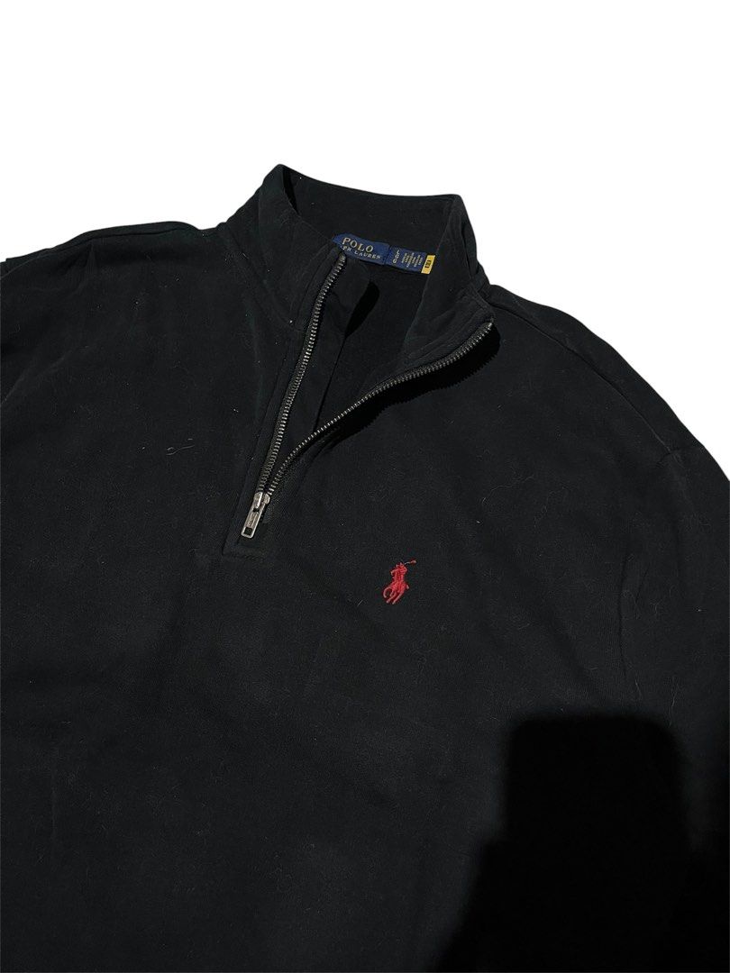 🏷️ Ralph Lauren quarter-zip sweatshirt (Category: Luxury Apparel) located in Manila. Submitted by angelamaec (Listing ID 1468434080, Image 3). Description: Excellent condition 23x29 sleeve length 27 Add ship.