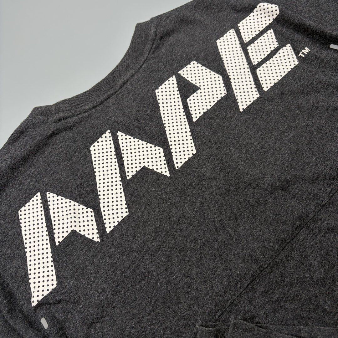Aape (Authentic) (Category: Activewear) located in Cavite. Submitted by onebeancent (Listing ID 1468427956, Image 3). Description: Size: Medium Dimension: 19" Width | 27" Length Color: Dark Grey Color Rate: 10/10 Issue: None Condition: Like new‼️ Price: 750php Additional Shipping Fee (J&T Small Pouch) 75php Luzon 100php visayas 120php mindanao.
