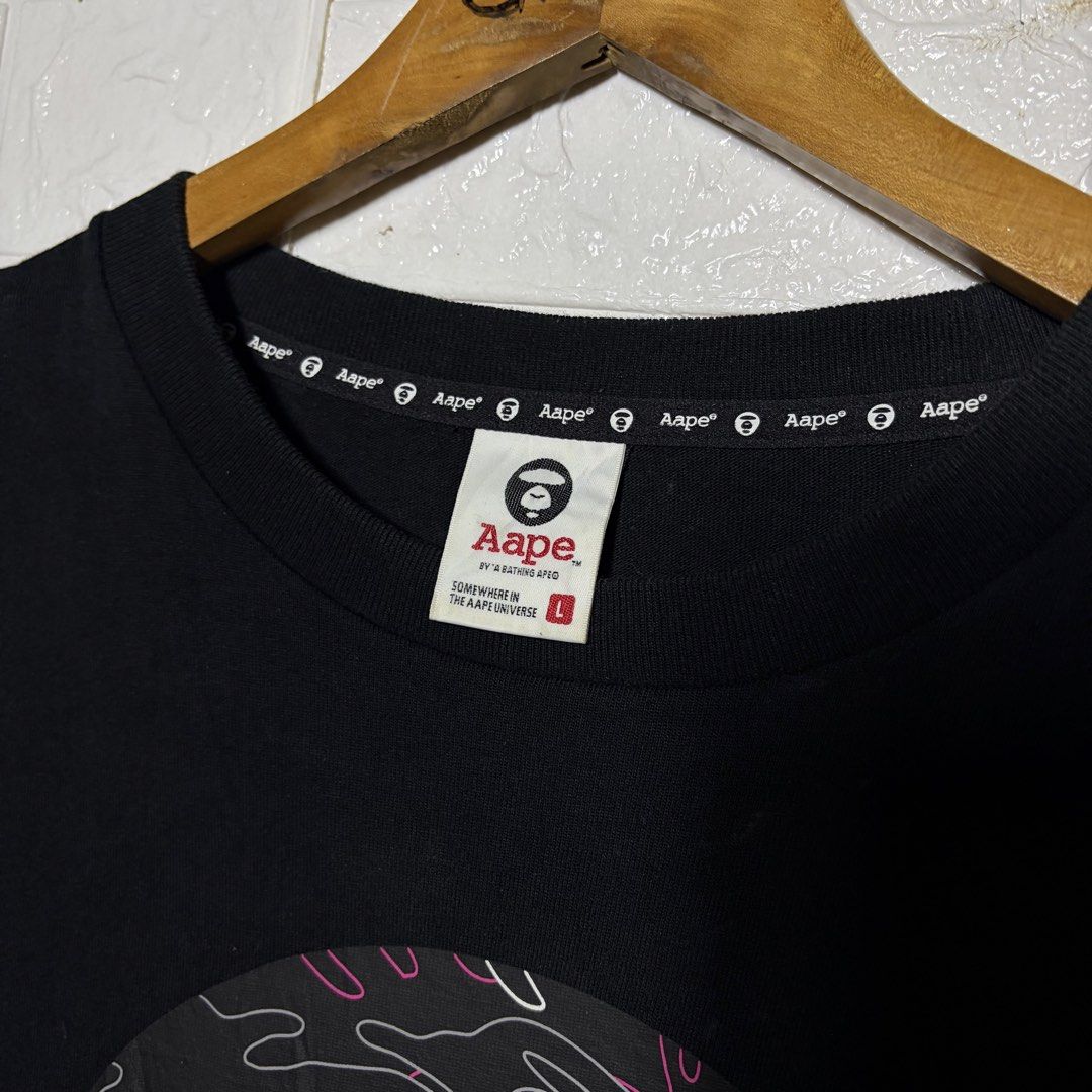 AAPE UNVS T-Shirt (Category: Tshirts & Polo Shirts ) located in Palompon. Submitted by paulrojas13 (Listing ID 1468300047, Image 3). Description: Size: Large (on tag) Dimensions: 24 x 29 Condition: As New Color Rate: 9.9/10 Issue: None .