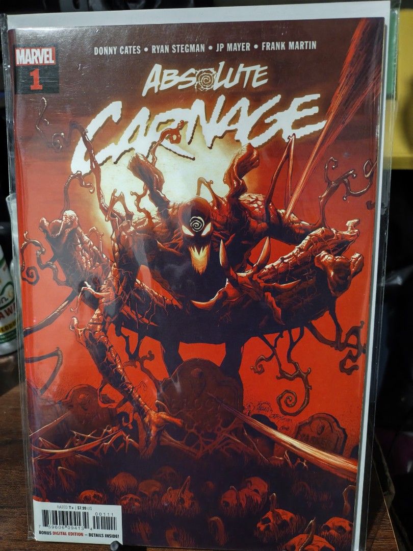 Absolute Carnage (Category: Comics & Manga) located in Antipolo. Submitted by makasalanan (Listing ID 1468496817, Image 2). Description: - Sold as set - Bags & Boards Included - Near Mint Condition.