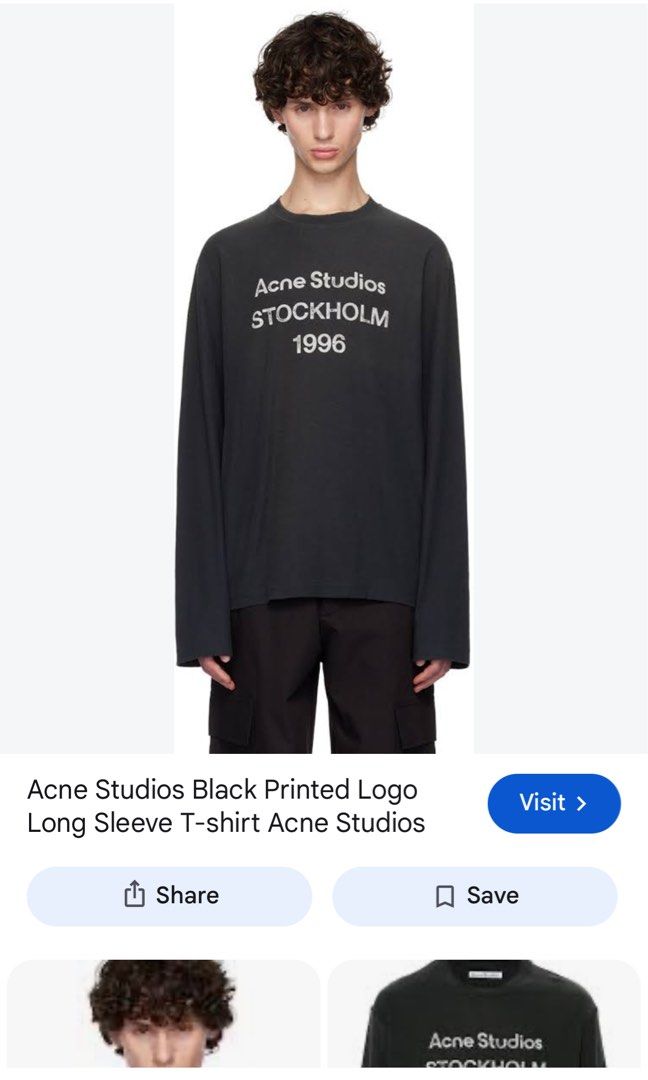 ACNE STUDIOS (Category: Coats, Jackets and Outerwear) located in Quezon City. Submitted by generalmerchandiseph (Listing ID 1468464226, Image 2). Description: - ACNE STUDIOS STOCKHOLM 1996 - VINTAGE HEAVY MATERIAL - 24.5W X 30L DIMENSIONS - LARGE-XLARGE MENS BEST FITS - EXCELLENT USED CONDITION - HONGKONG / JAPAN SOURCED - WASHED AND READY TO WEAR 🫧.