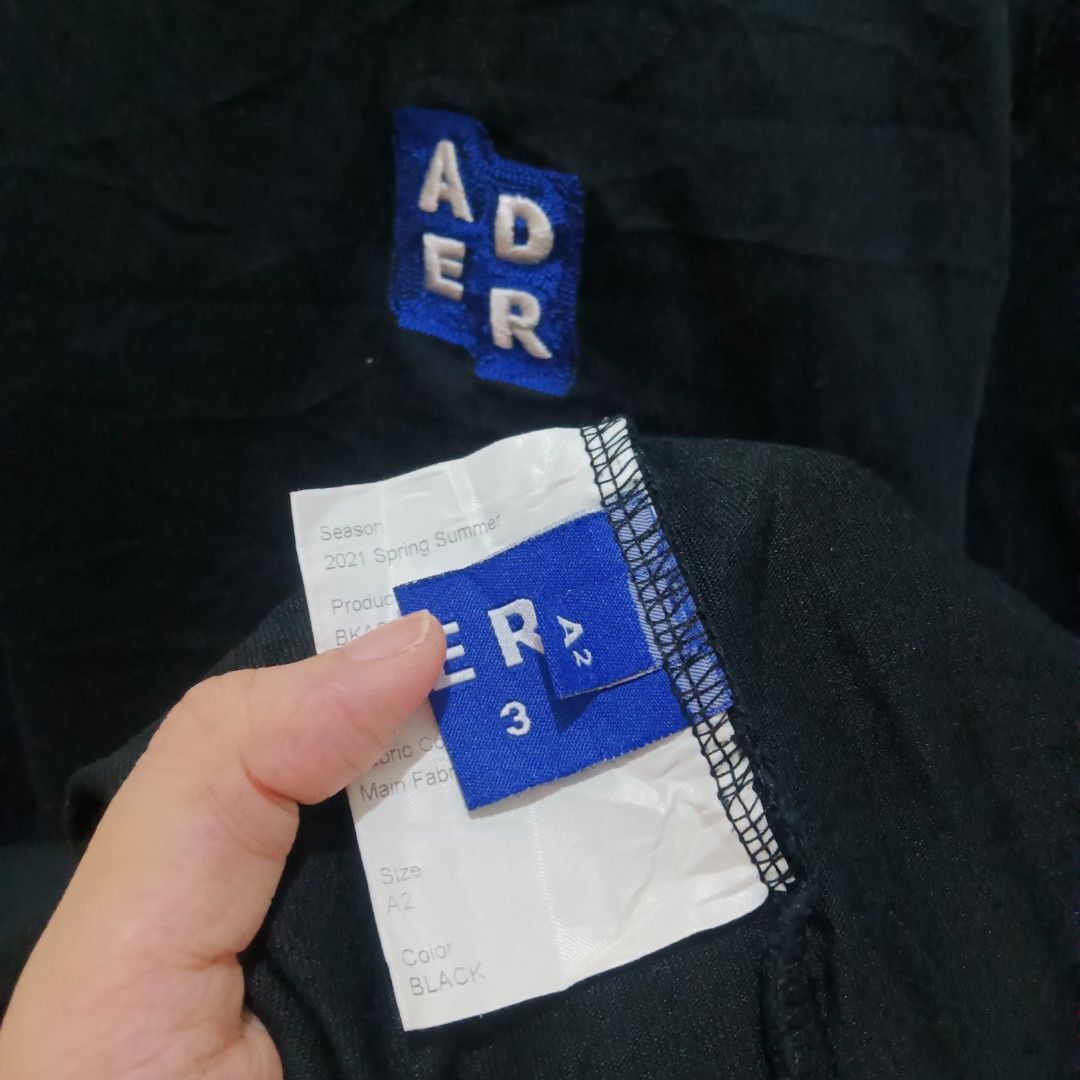 ADER ERROR Sinsa Shirt (Category: Shirts) located in Caloocan City. Submitted by jaychingsss (Listing ID 1468400076, Image 3). Description: Ader Error Space Sinsa Shirt - 300 21x28 Color Rate: 9.5/10 Complete Tags No issue, Like New Condition NEED WASH.