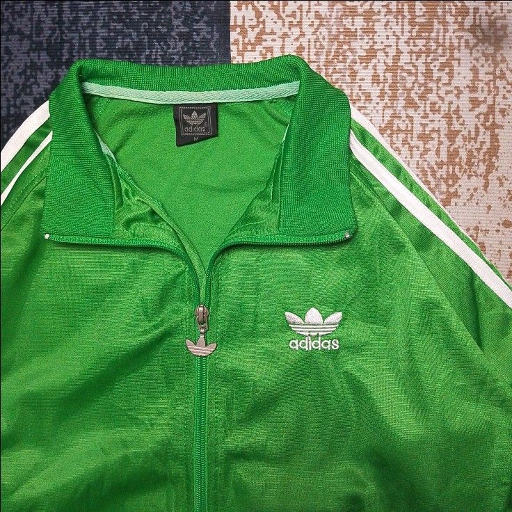 Adi firebird track jacket (Category: Coats, Jackets and Outerwear) located in Manila. Submitted by bai.n.sell (Listing ID 1468440562, Image 3). Description: Adi firebird tracktop for womens Size: Xsmall-small Width" 18.5 x 22 Issues: (See last 3 pics) Mine: 380 + sf ✨ THRIFTED ITEMS — PLEASE MANAGE YOUR EXPECTATIONS! All items are thrifted, so please expect possible signs of use. Colors may also vary slightly due to lighting and camera settings. 