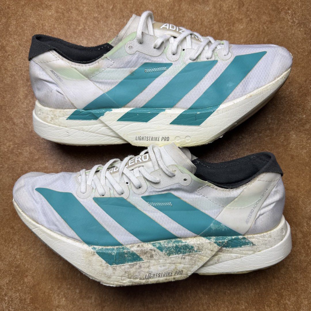 ADIDAS ADIZERO PRO 4 (Category: Sneakers) located in Panabo. Submitted by shoerarefinds (Listing ID 1468302316, Image 1). Description: ADI ZERO PRO 4 SIZE: CM 28 / EURO 44 / US 10 Goood Condition, stains on outsole Replace outsole (not noticeable) LOCATION: PANABO CITY, DAVAO DEL NORTE, 8105 2200 FREESHIPPING .