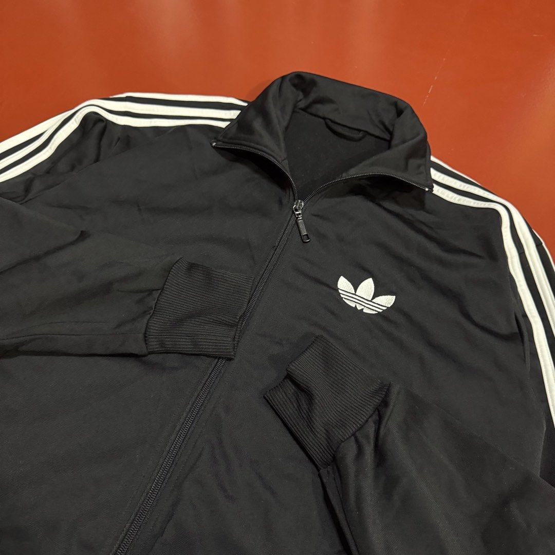 ADIDAS FIREBIRD TRACK JACKET (Category: Coats, Jackets and Outerwear) located in Pasig City. Submitted by buzzthrifty (Listing ID 1468388819, Image 3). Description: SIZE M-L 22-23X26 GOOD AS NEW .