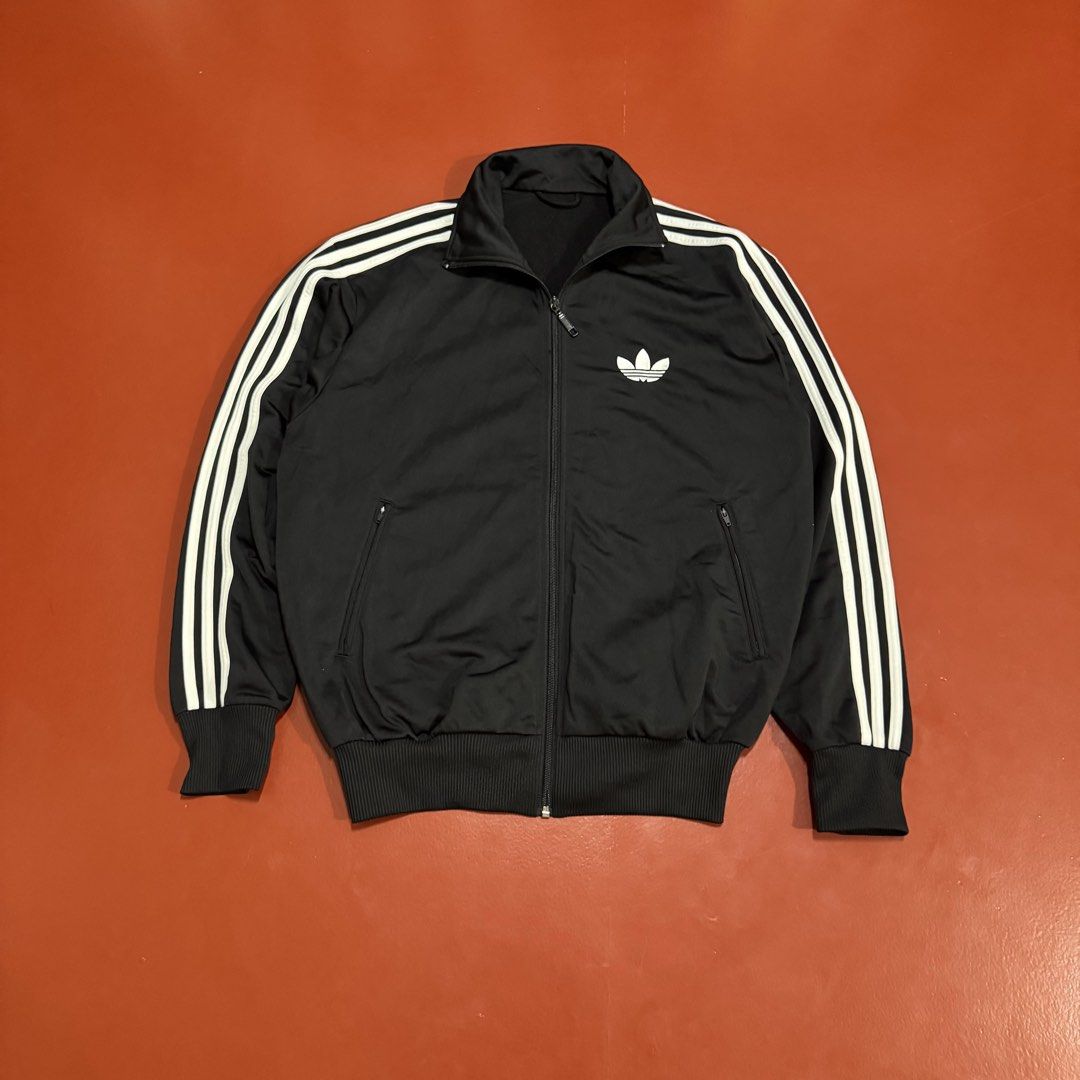 ADIDAS FIREBIRD TRACK JACKET (Category: Coats, Jackets and Outerwear) located in Pasig City. Submitted by buzzthrifty (Listing ID 1468388819, Image 2). Description: SIZE M-L 22-23X26 GOOD AS NEW .