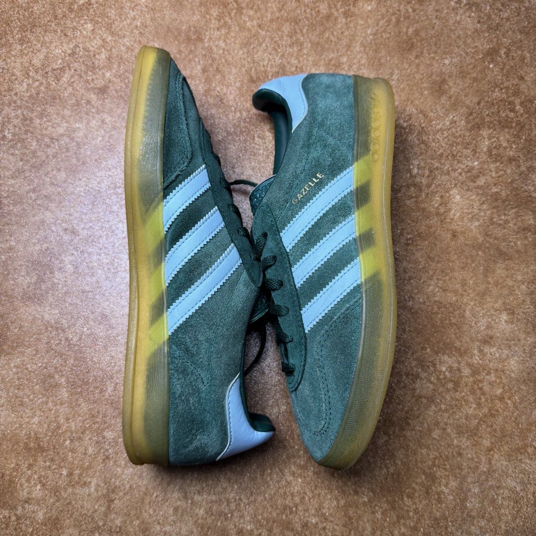 ADIDAS GAZELLE (Category: Sneakers) located in Panabo. Submitted by shoerarefinds (Listing ID 1468415720, Image 3). Description: ADI GAZELLE “green collegiate” SIZE: US 5 ½/ UK 5/ FR 38/ JPN 235/ CHN 235 Good as new LOCATION: PANABO CITY, DAVAO DEL NORTE, 8105 2600 FREESHIPPING .