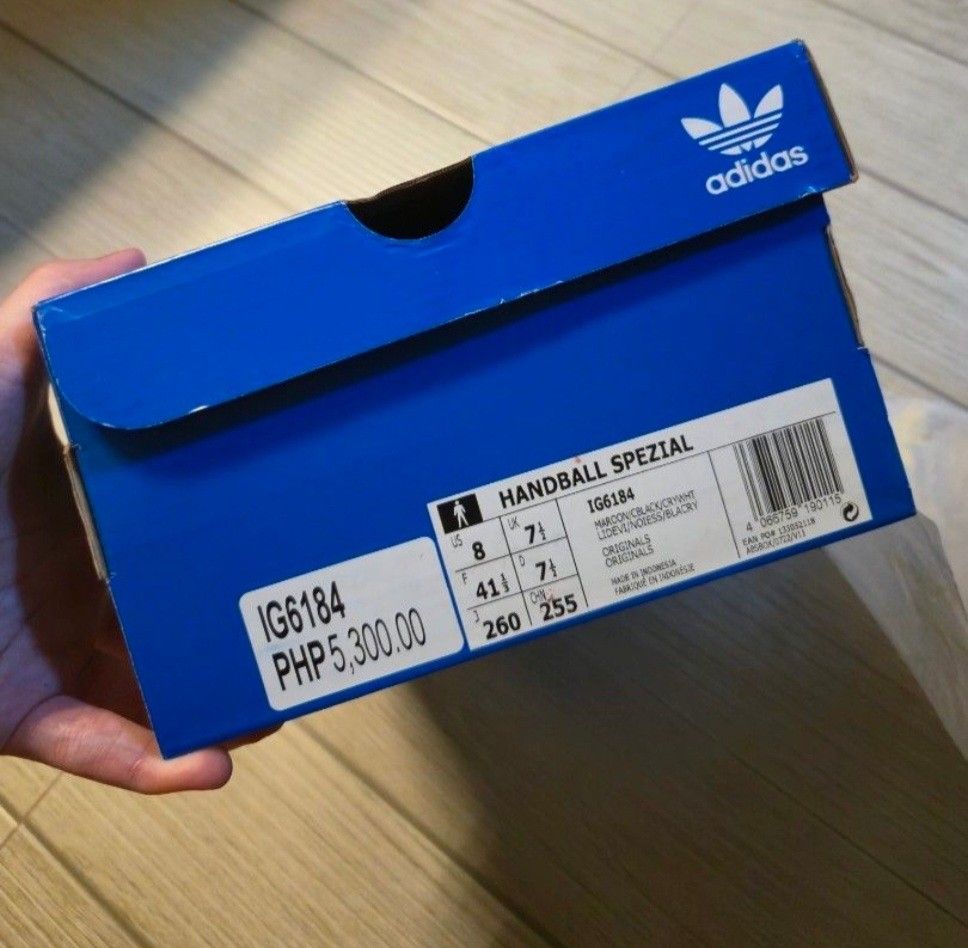 Adidas Handball Spezial (Category: Casual Shoes) located in Manila. Submitted by marphonemonis (Listing ID 1468394040, Image 2). Description: Used twice US 8 UK 7.5 Loc: Malabon.