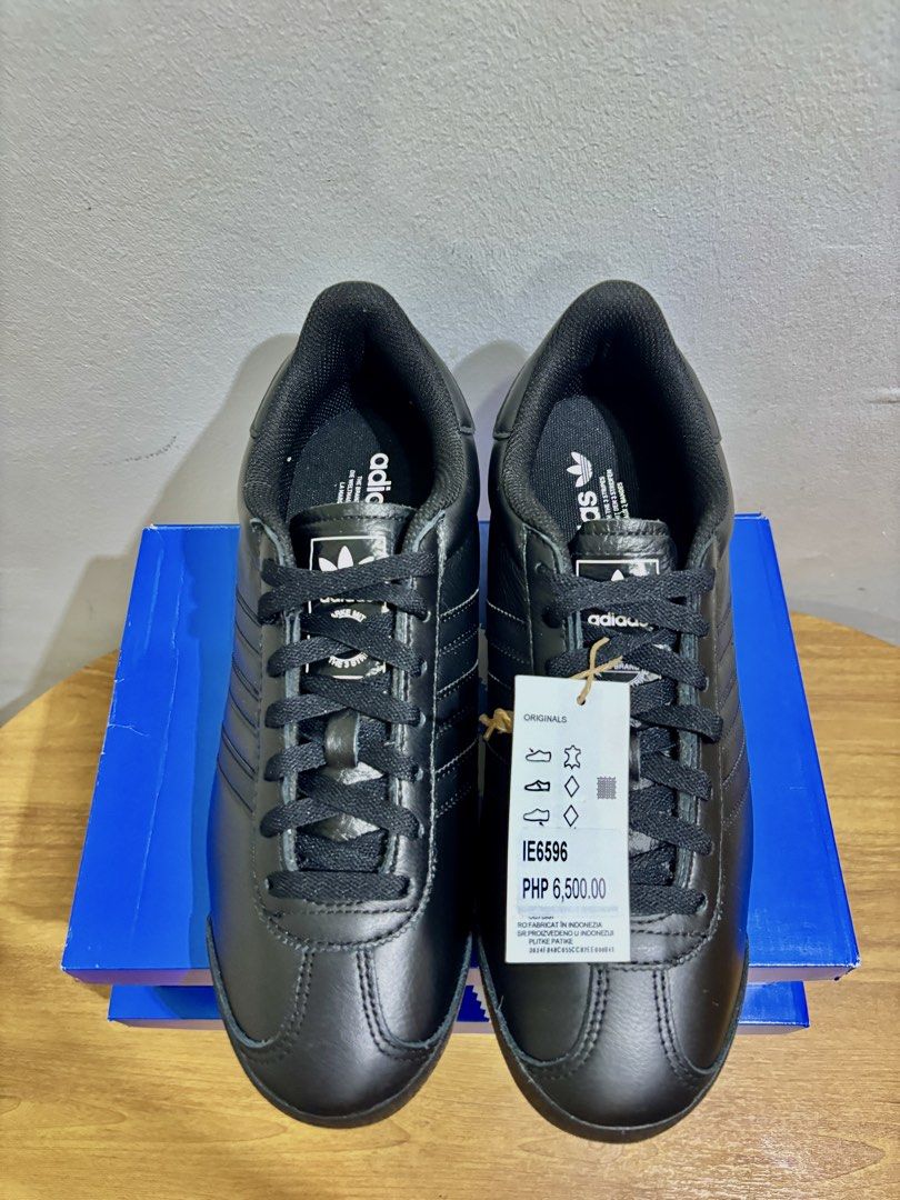 ADIDAS K74 (Category: Sneakers) located in Manila. Submitted by space_tiger (Listing ID 1468417349, Image 2). Description: Adidas K74 Black Sneakers – Brand-new and never worn, featuring a sleek all-black design, classic Adidas branding, and a comfortable, durable sole. Perfect for casual wear and everyday styling..