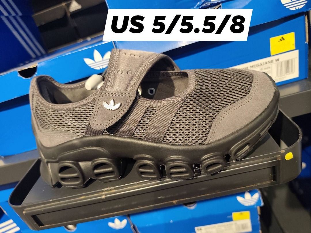 Adidas Mega Jane Black (Category: Shoe inserts) located in Rizal. Submitted by hiraya16 (Listing ID 1468330634, Image 3). Description: Size posted SG Pasabuy November ETA DM for inquiries. ✉️.