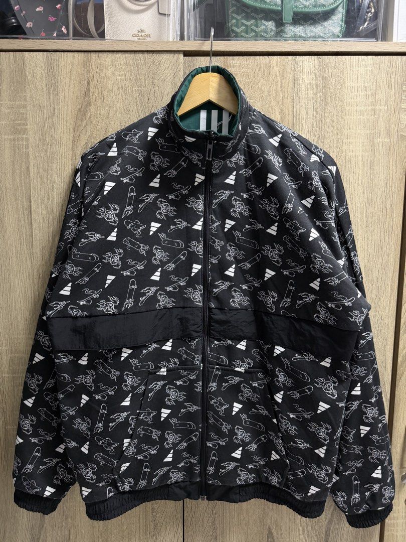 Adidas Reversible AOP Windbreaker Jacket (Category: Coats, Jackets and Outerwear) located in Imus. Submitted by rckrmns (Listing ID 1468388613, Image 3). Description: Adidas Reversible AOP Windbreaker Jacket Size M W- 23 L- 28 Good as new.