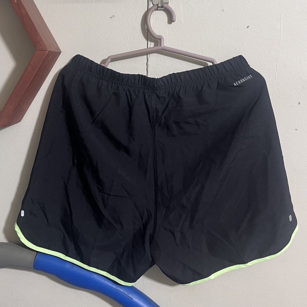 ADIDAS Running Short with Brief Liner (Small) (Category: Activewear) located in Manila. Submitted by dayclutter (Listing ID 1468442337, Image 3). Description: Like new.No Flaw/issue. Waist 28-34 inches Length 14-15 inches.