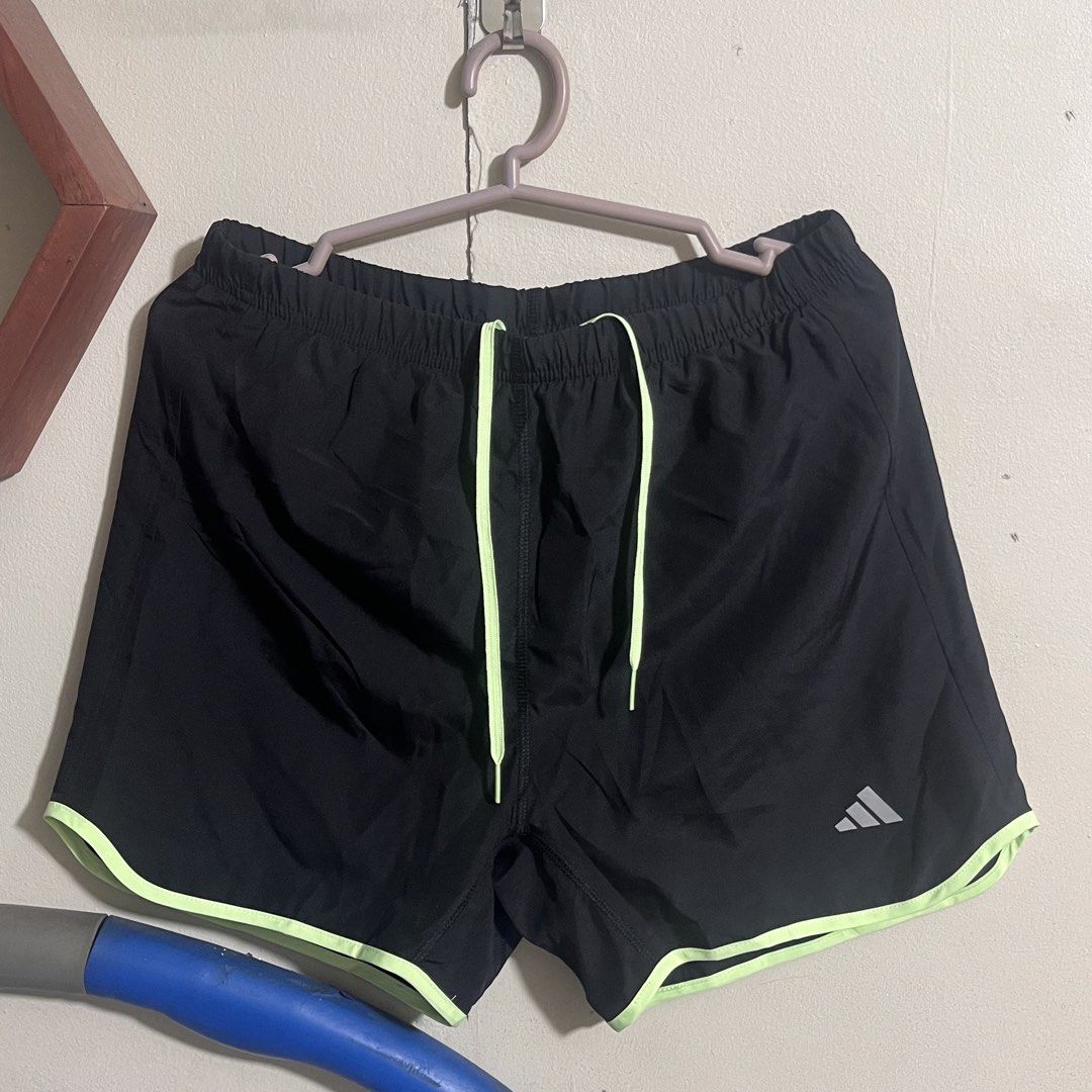 ADIDAS Running Short with Brief Liner (Small) (Category: Activewear) located in Manila. Submitted by dayclutter (Listing ID 1468442337, Image 2). Description: Like new.No Flaw/issue. Waist 28-34 inches Length 14-15 inches.