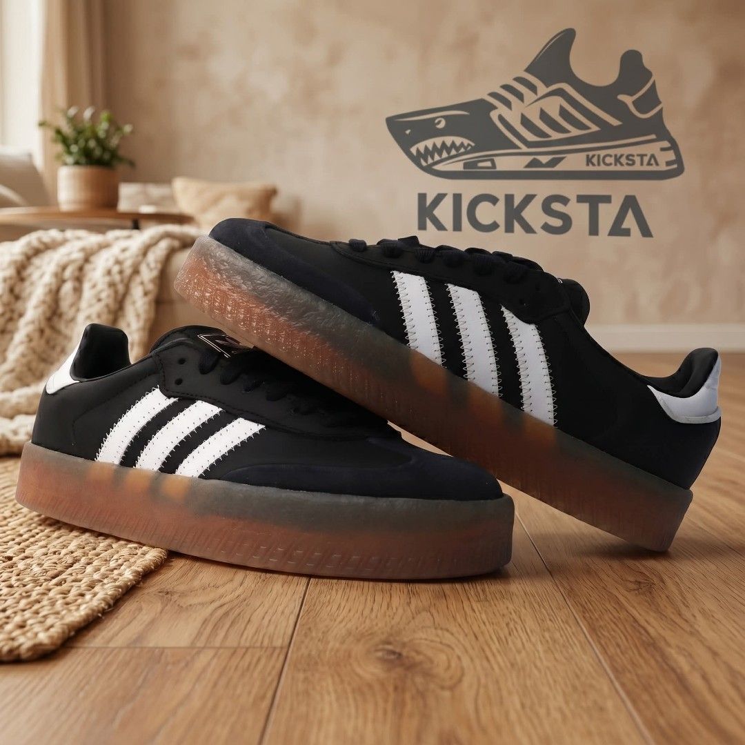 Adidas Sambae JI1350 Black White Gum (Category: Casual Shoes) located in Pasig City. Submitted by edie_boy25.27312 (Listing ID 1468307320, Image 2). Description: "🔥 Adidas Sambae JI1350 Black White Gum 🔥 SIZES AVAILABLE : 🚺 6W - 9W Women 💸 SRP : Below SRP 💰 Our Price : Php 2,595 💯Every item we sell is 100% Legit, Original and Authentic ✨ 📦 🚚 We ship nationwide across the Philippines. For further assistance, feel free to message here. ** K