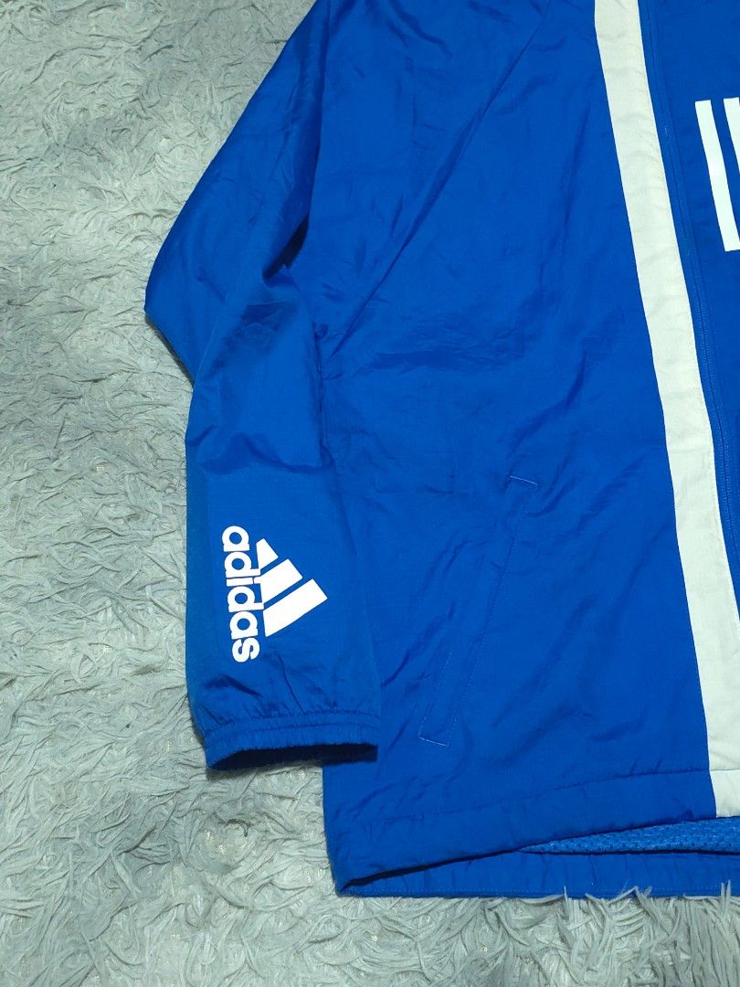 Adidas Windbreaker Jacket (Category: Coats, Jackets and Outerwear) located in Abulug. Submitted by humanwhosellthings (Listing ID 1468447340, Image 3). Description: ✅️Size Small ✅️19W x 24L ✅️Excellent Condition ✅️No issue, needs wash only.