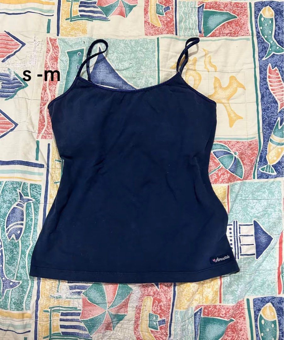 AEROPOSTALE Plain Blue Cami Sleeveless Top (Category: Sleeveless) located in Pinamalayan. Submitted by _dragonfly (Listing ID 1468457580, Image 1). Description: .