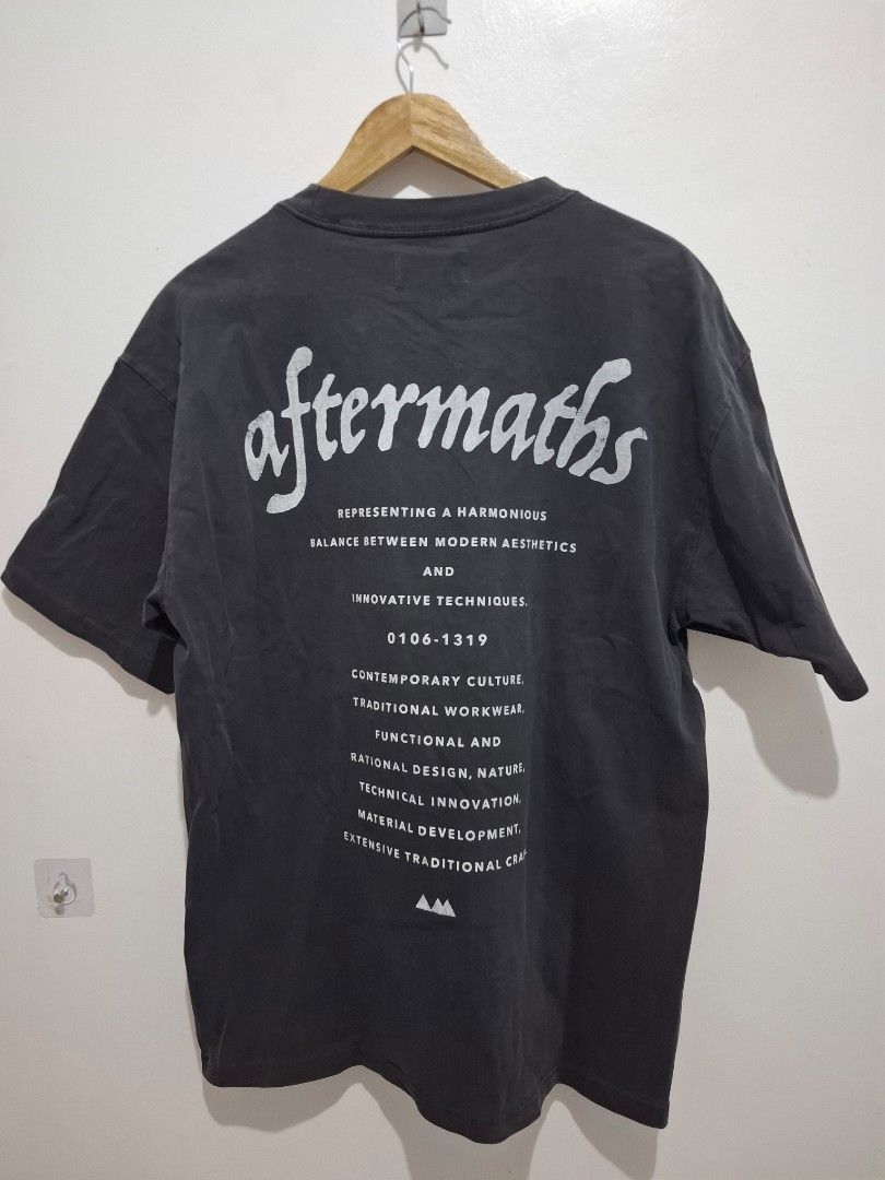 Aftermaths size medium (Category: Tshirts & Polo Shirts ) located in Tarlac. Submitted by christopher.24 (Listing ID 1468315489, Image 2). Description: excellent condition.