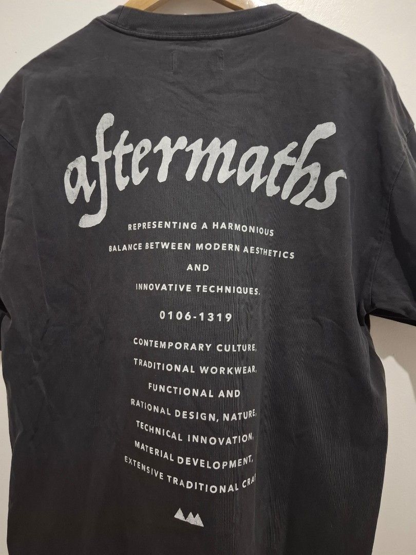Aftermaths size medium (Category: Tshirts & Polo Shirts ) located in Tarlac. Submitted by christopher.24 (Listing ID 1468315489, Image 3). Description: excellent condition.