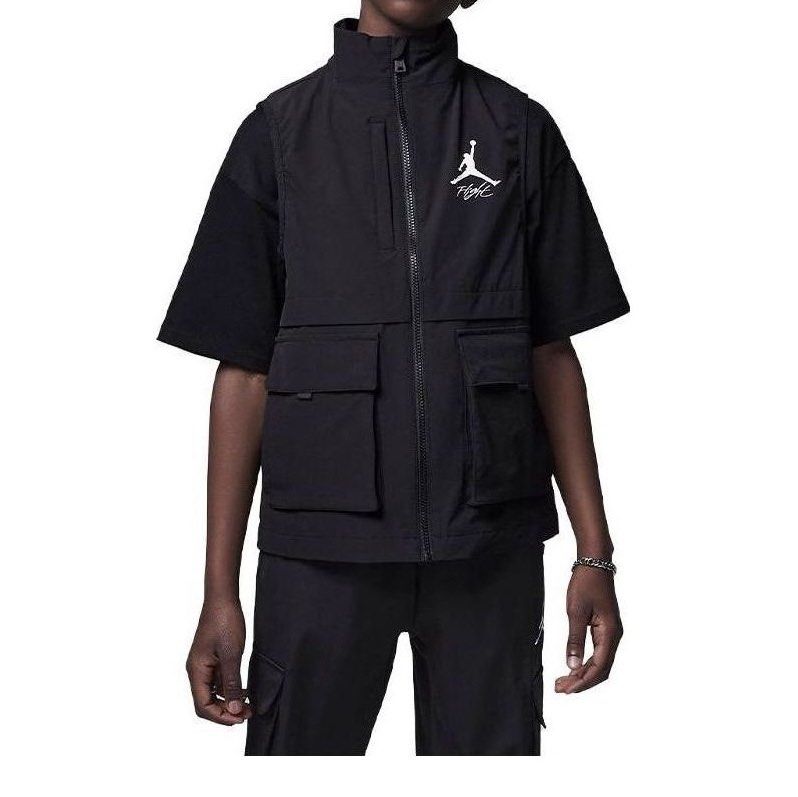 Air Jordan Flight Track Suit Vest (Category: Vests) located in Cavite. Submitted by PRIVATE.Selection (Listing ID 1468311535, Image 3). Description: Air Jordan Flight Track Suit Vest Size S-M W- 20 L 26 Good as new .