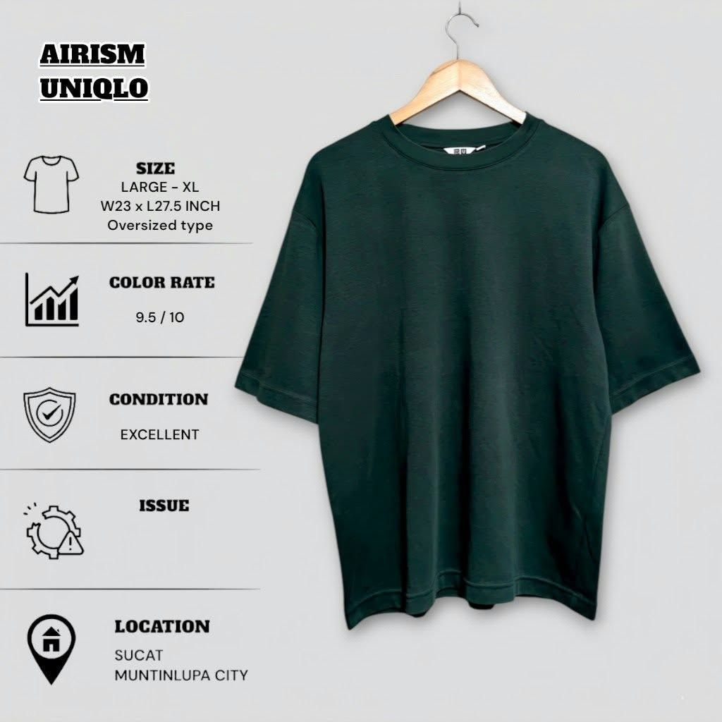 AIRISM UNIQLO TSHIRT (Category: Tshirts & Polo Shirts ) located in Muntinlupa City. Submitted by nofame12 (Listing ID 1468413723, Image 1). Description: PLEASE CHECK THE DETAILS OF THE ITEM ON FIRST PHOTO. LOCATION - SUCAT MUNTINLUPA CITY.