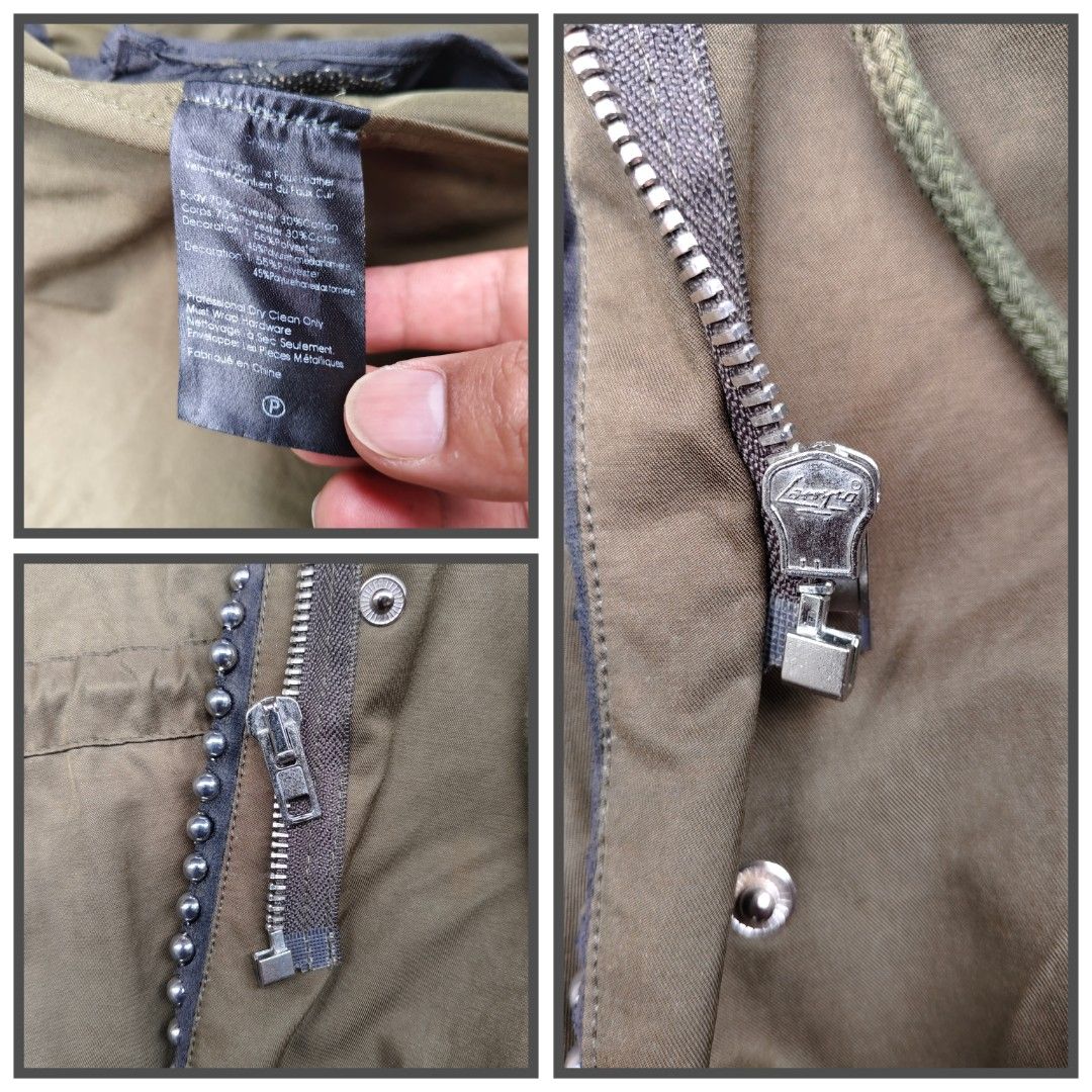 Alexander Wang fishtail parka (LAMPO ZIP ) (Category: Coats, Jackets and Outerwear) located in Baguio. Submitted by archival_thrifted.ph. (Listing ID 1468339794, Image 2). Description: FOR SALE‼️ .ALEXANDER WANG FISHTAIL PARKA BALL CHAIN TRIMMED OVERSIZED .STILL IN GOOD CONDITION .NORMAL SIGNS OF USAGE .MISSING NECKTAG .BEST FIT LARGE .PHP 1380 PLUS SF .❌❌ COP/COD .MOP GCASH .COURIER J&T .BAGUIO AREA .DM FOR SURE BUYER TY.