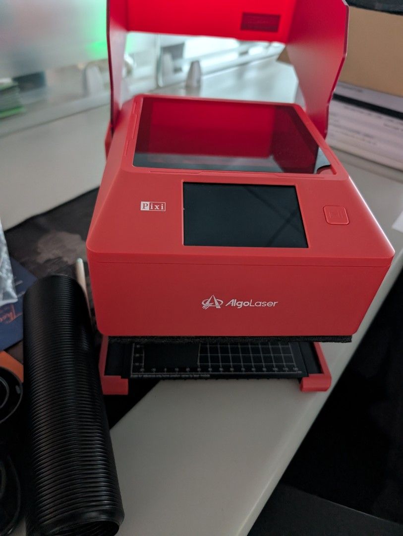 AlgoLaser Pixi Smart Laser Engraver (Category: Printers, Scanners & Copiers) located in Quezon City. Submitted by granddeer_fe2895 (Listing ID 1468285429, Image 3). Description: 🔴 FOR SALE: AlgoLaser Pixi 1.5W IR Laser Engraver – BRAND NEW! 💰 Asking Price: ₱22,000 (Negotiable) Selling my AlgoLaser Pixi 1.5W 1064nm Infrared Laser Engraver. Brand new and never used for engraving. Machine has been tested and is working properly. ✨ Features ✅ Compa